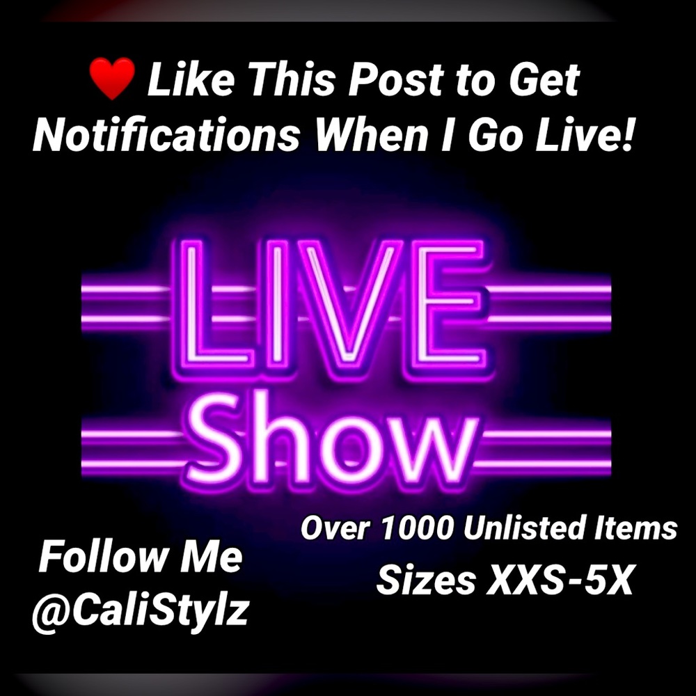 ♥️ Like for Notifications of Every Live Show